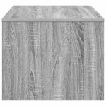 vidaXL Table basse Gris Sonoma 80 x 50 x 40 cm Bois d'ingénierie