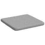 vidaXL Coussins de siège 4 Pièces Gris nuage 40 x 40 x 3 cm tissu