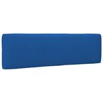 vidaXL Canapé central palette de jardin Blanc Bois de pin imprégné