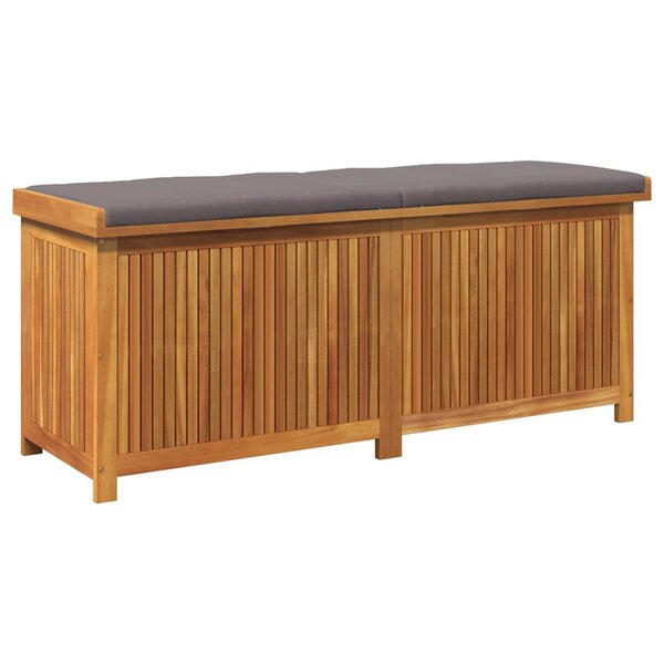 vidaXL Boîte à coussins d'extérieur 150x50x60 5cm bois massif d'acacia