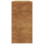 VidaXL Étagère à bois 100x40x80 cm acier résistant aux intempéries