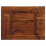 vidaXL Dessus de table 90x70x2 5 cm rectangulaire bois massif récupéré