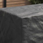 vidaXL Housse pour mobilier d'extérieur Noir 229 x 113 x 73 cm 600D
