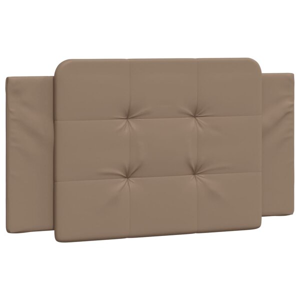 vidaXL Coussin de tête de lit Zadar cappuccino 100 cm similicuir