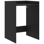 vidaXL Armoire pour machine à laver Chêne noir 67 5 x 62 x 97 cm