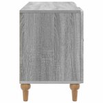 vidaXL Meuble TV 102 x 34 5 x 50 cm Sonoma gris Bois d'ingénierie