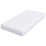 vidaXL Matelas avec Couche de Coco Blanc 100 x 200 cm Ressort ensaché