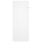 vidaXL Buffet blanc 60x30x75 cm bois d'ingénierie