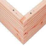 vidaXL Jardinière 90x90x46 cm bois massif de douglas