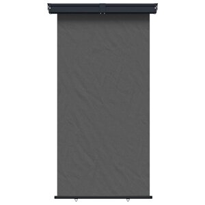 vidaXL Store latéral de balcon 160 x 250 cm 100  polyester fer acier