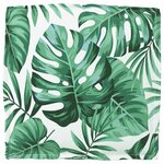 vidaXL Coussins de palette pour siège - 6 pièces  motif de feuilles  40 x 40 x 8 cm  tissu Oxford.