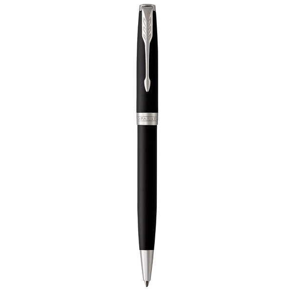 PARKER Sonnet Stylo bille noir mat  Recharge noire pointe moyenne  Coffret cadeau
