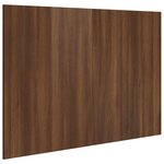 vidaXL Tête de lit Chêne marron 120x1 5x80 cm Bois d'ingénierie