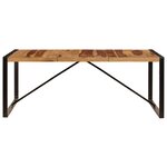 vidaXL Table à dîner 200x100x75 cm Bois de Sesham solide