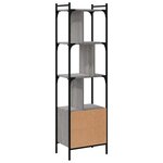 vidaXL Bibliothèque avec porte sonoma gris 44 5x30x154 5 cm