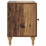 vidaXL Cabinet de chevet 2 Pièces Bois ancien 43 x 34 5 x 50 cm