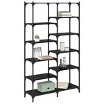 vidaXL Étagère Chêne noir 100 x 32 x 170 cm Bois d'ingénierie