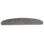 vidaXL Tapis d'escalier 10 Pièces 65x21x4 cm Gris