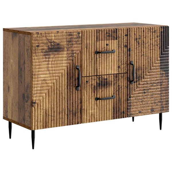 vidaXL Buffet Bois ancien 89 x 34 5 x 60 cm Bois d'ingénierie