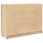 vidaXL Buffet avec tiroirs chêne sonoma 100 5x35x76 cm bois ingénierie