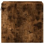 vidaXL Armoire murale chêne fumé 30x42 5x40 cm bois d'ingénierie