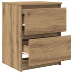 vidaXL Meuble TV chêne artisanal 40x35x54 cm bois d'ingénierie