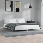 vidaXL Cadre de lit sans matelas blanc brillant 180x200 cm