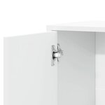 vidaXL Buffets 2 Pièces blanc 60x31x70 cm bois d'ingénierie