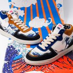 Baskets CAVAL x La Grande Vague de Kanagawa