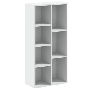 vidaXL Bibliothèque blanc 50x25x105 cm bois d'ingénierie