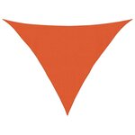 vidaXL Voile d'ombrage 160 g/m² Orange 4x4x5 8 m PEHD