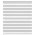 vidaXL Store zèbre gris clair largeur du tissu 125 9 cm polyester