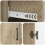 vidaXL Buffet Chêne Sonoma 89 x 34 5 x 60 cm Bois d'ingénierie