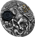 Monnaie BLACK HORSE Seven Seals of the Apocalypse 3 Oz Argent 7$ Niue 2026 (PRÉCOMMANDE)