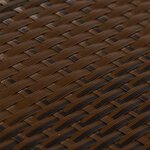 vidaXL Paravent de balcon brun et noir 300x100 cm résine tressée
