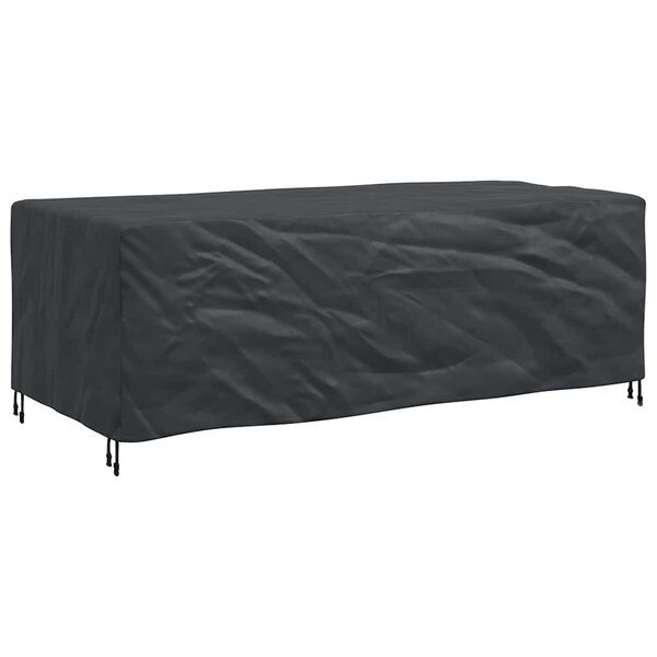 vidaXL Housse pour mobilier d'extérieur Noir 229 x 113 x 73 cm 210D