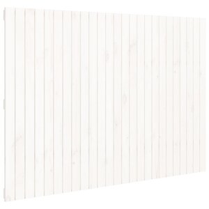 vidaXL Tête de lit murale Blanc 159 5x3x110 cm Bois massif de pin
