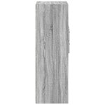 vidaXL Buffet haut sonoma gris 30x42 5x124 cm bois d'ingénierie