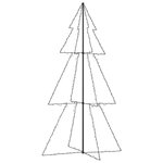 vidaXL Arbre de Noël cône 300 LED d'intérieur/d'extérieur 120x220 cm