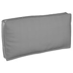 vidaXL Coussin pour assise / dossier de palette Gris 120 x 60 x 12 cm