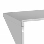 vidaXL Étagère murale 50x45x31 cm argenté acier inoxydable
