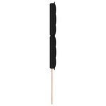 vidaXL Tête de Lit Design Lines Noire 100 cm Tissu