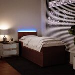 vidaXL Sommier à lattes de lit et matelas Rose 80x200 cm Velours