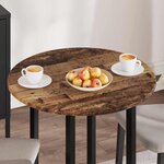 vidaXL Plateau de table Bois ancien 70 x 70 x 1.5 cm Bois d'ingénierie
