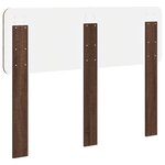 vidaXL Tête de lit Chêne brun 120 cm Bois d'ingénierie