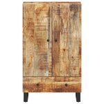vidaXL Buffet haut avec tiroir 60x33x100cm bois massif manguier et fer