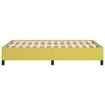 vidaXL Cadre de lit sans matelas vert 120x200 cm tissu