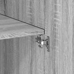 vidaXL Buffet haut sonoma gris 80x42 5x249 cm bois d'ingénierie