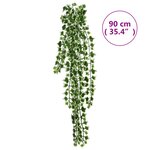 vidaXL Plantes artificielles suspendues 12 Pièces 339 feuilles 90 cm
