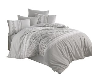 Parure de lit LUNA 240 x 220 cm - Gris